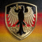 德国国家队队徽 - 黑红金三色盾徽与鹰图案